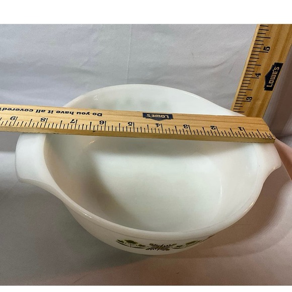 Anchor Hocking Fire King Overproof Made in the USA #22 Meadow Green #436 1 Quart - Picture 7 of 7